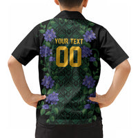 Custom Women’s Cricket Jamaica Floral Series Hawaiian Shirt Lignum Vitae Hummingbirds Geometric Ethnic
