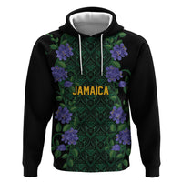 Custom Women’s Cricket Jamaica Floral Series Hoodie Lignum Vitae Hummingbirds Geometric Ethnic