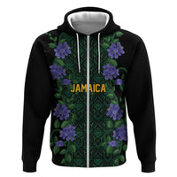 Custom Women’s Cricket Jamaica Floral Series Hoodie Lignum Vitae Hummingbirds Geometric Ethnic