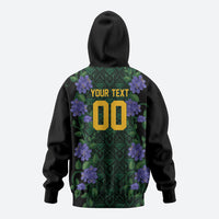 Custom Women’s Cricket Jamaica Floral Series Hoodie Lignum Vitae Hummingbirds Geometric Ethnic