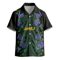 Custom Women’s Cricket Jamaica Floral Series Kid Hawaiian Shirt Lignum Vitae Hummingbirds Geometric Ethnic