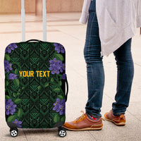 Custom Women’s Cricket Jamaica Floral Series Luggage Cover Lignum Vitae Hummingbirds Geometric Ethnic