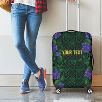 Custom Women’s Cricket Jamaica Floral Series Luggage Cover Lignum Vitae Hummingbirds Geometric Ethnic