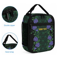 Custom Women’s Cricket Jamaica Floral Series Lunch Bag Lignum Vitae Hummingbirds Geometric Ethnic