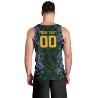 Custom Women’s Cricket Jamaica Floral Series Men Tank Top Lignum Vitae Hummingbirds Geometric Ethnic