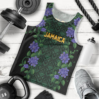 Custom Women’s Cricket Jamaica Floral Series Men Tank Top Lignum Vitae Hummingbirds Geometric Ethnic