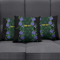 Custom Women’s Cricket Jamaica Floral Series Pillow Cover Lignum Vitae Hummingbirds Geometric Ethnic