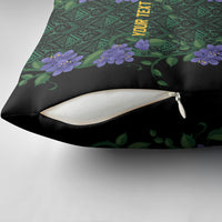 Custom Women’s Cricket Jamaica Floral Series Pillow Cover Lignum Vitae Hummingbirds Geometric Ethnic
