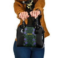 Custom Women’s Cricket Jamaica Floral Series Shoulder Handbag Lignum Vitae Hummingbirds Geometric Ethnic