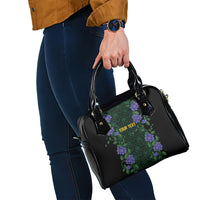 Custom Women’s Cricket Jamaica Floral Series Shoulder Handbag Lignum Vitae Hummingbirds Geometric Ethnic