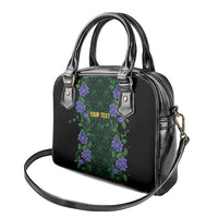 Custom Women’s Cricket Jamaica Floral Series Shoulder Handbag Lignum Vitae Hummingbirds Geometric Ethnic