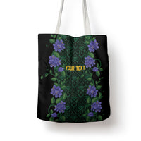 Custom Women’s Cricket Jamaica Floral Series Tote Bag Lignum Vitae Hummingbirds Geometric Ethnic