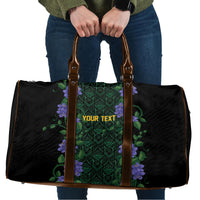 Custom Women’s Cricket Jamaica Floral Series Travel Bag Lignum Vitae Hummingbirds Geometric Ethnic
