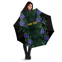 Custom Women’s Cricket Jamaica Floral Series Umbrella Lignum Vitae Hummingbirds Geometric Ethnic