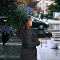 Custom Women’s Cricket Jamaica Floral Series Umbrella Lignum Vitae Hummingbirds Geometric Ethnic