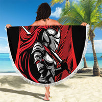 Custom Women’s Cricket Trinidad and Tobago Beach Blanket Caribbean Woman Knight