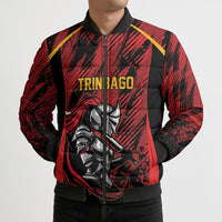 Custom Women’s Cricket Trinidad and Tobago Bomber Puffer Jacket Caribbean Woman Knight