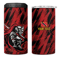 Custom Women’s Cricket Trinidad and Tobago 4 in 1 Can Cooler Tumbler Caribbean Woman Knight