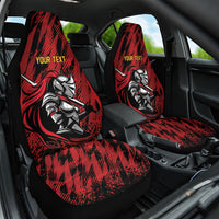 Custom Women’s Cricket Trinidad and Tobago Car Seat Cover Caribbean Woman Knight