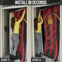 Custom Women’s Cricket Trinidad and Tobago Door Cover Caribbean Woman Knight