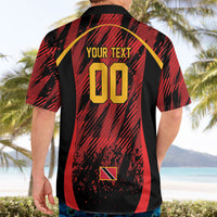 Custom Women’s Cricket Trinidad and Tobago Hawaiian Shirt Caribbean Woman Knight
