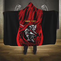 Custom Women’s Cricket Trinidad and Tobago Hooded Blanket Caribbean Woman Knight