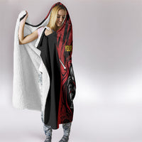 Custom Women’s Cricket Trinidad and Tobago Hooded Blanket Caribbean Woman Knight