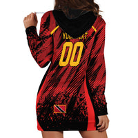 Custom Women’s Cricket Trinidad and Tobago Hoodie Dress Caribbean Woman Knight
