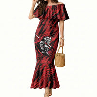 Custom Women’s Cricket Trinidad and Tobago Mermaid Dress Caribbean Woman Knight