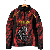 Custom Women’s Cricket Trinidad and Tobago Padded Jacket Caribbean Woman Knight