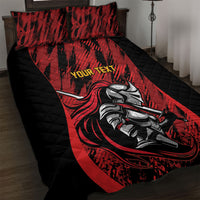 Custom Women’s Cricket Trinidad and Tobago Quilt Bed Set Caribbean Woman Knight
