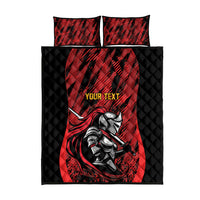 Custom Women’s Cricket Trinidad and Tobago Quilt Bed Set Caribbean Woman Knight