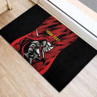 Custom Women’s Cricket Trinidad and Tobago Rubber Doormat Caribbean Woman Knight