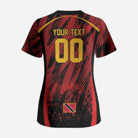 Custom Women’s Cricket Trinidad and Tobago Scrub Top Caribbean Woman Knight