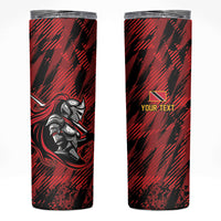 Custom Women’s Cricket Trinidad and Tobago Skinny Tumbler Caribbean Woman Knight