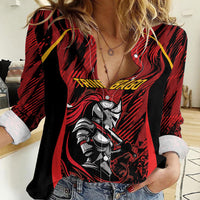 Custom Women’s Cricket Trinidad and Tobago Women Casual Shirt Caribbean Woman Knight
