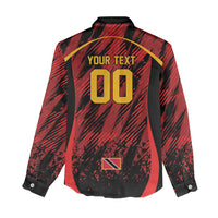 Custom Women’s Cricket Trinidad and Tobago Women Casual Shirt Caribbean Woman Knight