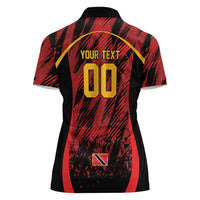 Custom Women’s Cricket Trinidad and Tobago Women Polo Shirt Caribbean Woman Knight