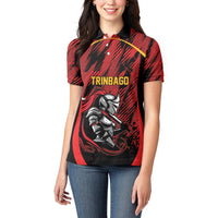 Custom Women’s Cricket Trinidad and Tobago Women Polo Shirt Caribbean Woman Knight