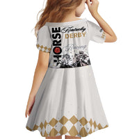 Kentucky Horse Racing Family Matching Long Sleeve Bodycon Dress and Hawaiian Shirt 151st Anniversary The Run For The Roses LT9