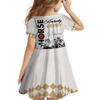 Kentucky Horse Racing Family Matching Off Shoulder Maxi Dress and Hawaiian Shirt 151st Anniversary The Run For The Roses LT9