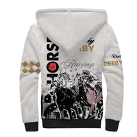 Kentucky Horse Racing Sherpa Hoodie 151st Anniversary The Run For The Roses LT9