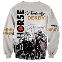 Kentucky Horse Racing Sweatshirt 151st Anniversary The Run For The Roses LT9