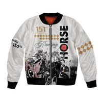 Personalised Kentucky Horse Racing Bomber Jacket 151st Anniversary The Run For The Roses LT9