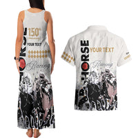 Personalised Kentucky Horse Racing Couples Matching Tank Maxi Dress and Hawaiian Shirt 151st Anniversary The Run For The Roses LT9