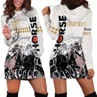Personalised Kentucky Horse Racing Hoodie Dress 151st Anniversary The Run For The Roses LT9