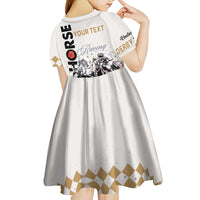 Personalised Kentucky Horse Racing Kid Short Sleeve Dress 151st Anniversary The Run For The Roses LT9