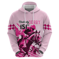 Kentucky Horse Racing Hoodie 151st Anniversary Sporting Art Pink Version LT9
