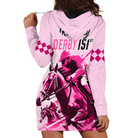 Kentucky Horse Racing Hoodie Dress 151st Anniversary Sporting Art Pink Version LT9