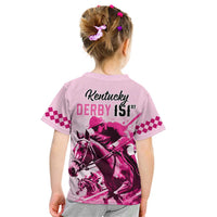 Kentucky Horse Racing Kid T Shirt 151st Anniversary Sporting Art Pink Version LT9